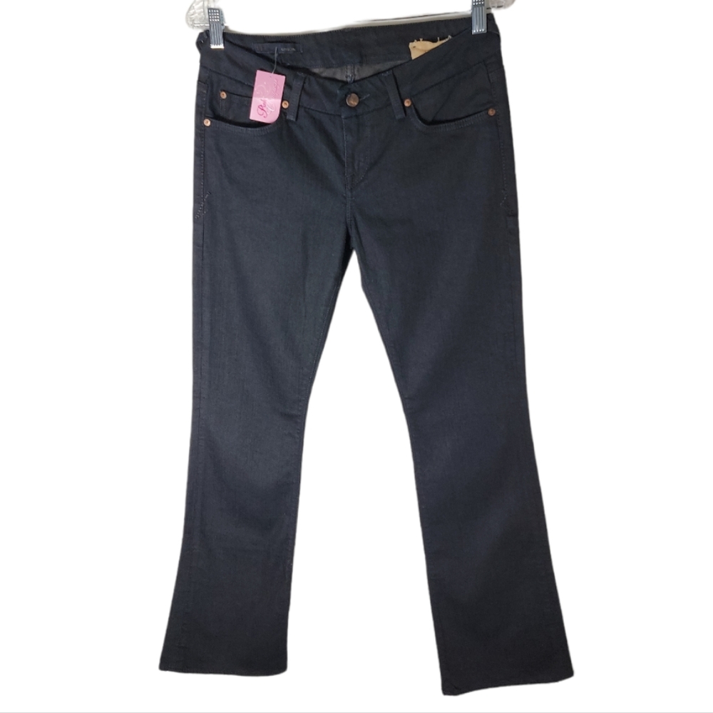 Union black bootcut low rise goddess jeans size 29